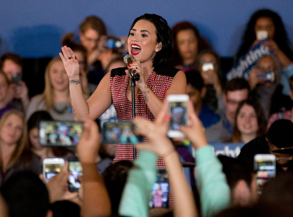Hillary Clinton, Demi Lovato Hillary Clinton, Demi Lovato